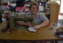 FACE MASKS: Burnett businesses try to meet high demand