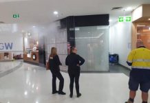HOLY SMOKES: Fog hazard cleared at Kingaroy tobacconist this morning
