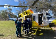 Man airlifted after motocross accident