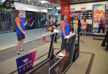 Athletes find their feet