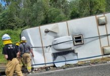 Crews on scene at Taromeo crash