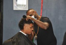 Cherbourg barber makes historical cut