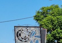 Look up! Pole art taking art to public places