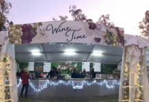 Fine SB wine at Music Muster