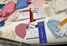 Burnett knitter is top of her class