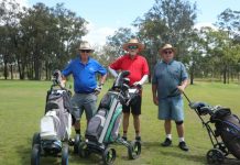 Grey nomads’ day on the green