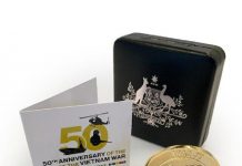 Medal for 50 years on from Vietnam War
