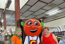 Citrus mascot takes to the streets