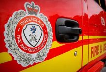 Structure fire in Gayndah