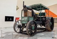 Rusty old tractor is the torque of Canberra