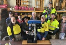 Men’s Shed welcomes tool donation