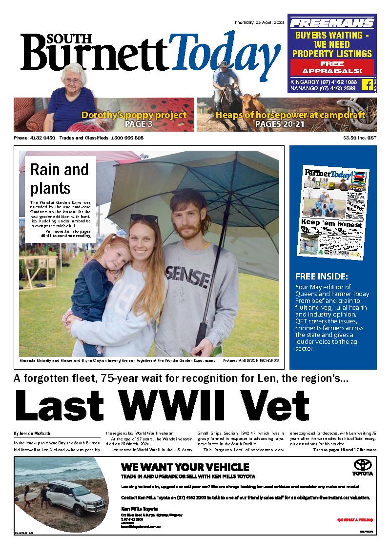 South Burnett Today - 25th April 2024 | Burnett Today