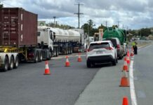 Traffic operation in Goomeri