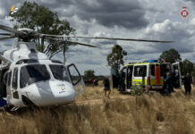 Man airlifted after quadbike rollover