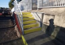 Stair rebuild done in a flash