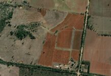 Farm under threat from large fire