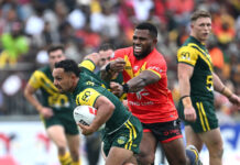 Fuller scores four in green and gold