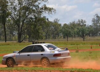 Hitting the red dirt track