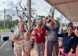 Christmas spirit in Proston