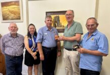 War memento unites sister towns