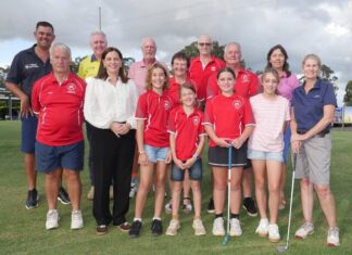 Kingaroy Golf Club celebrates junior girls scholarship recipients