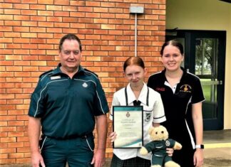 Teen’s bravery rewarded